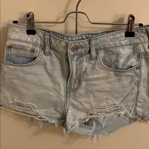 American Eagle Ripped TomGirl Shortie shorts